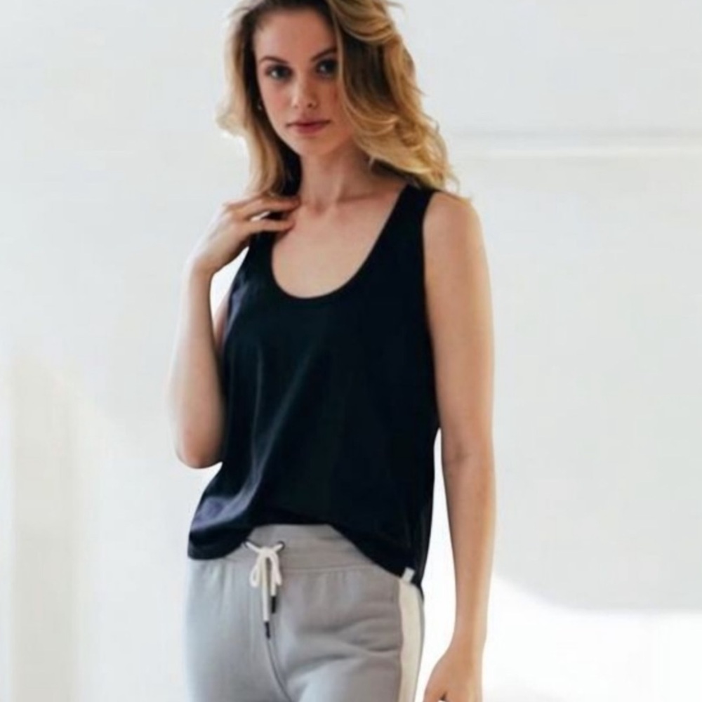 Jason Scott Standard Tank in Charcoal Gray Size Small